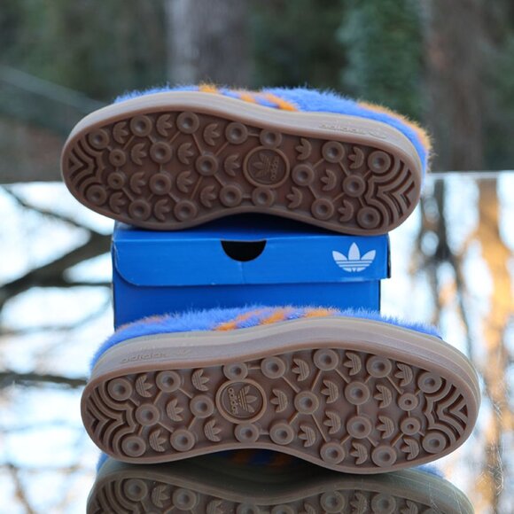 Adidas Gazelle Bold Hi Res Blue Orange - Picture 15 of 15